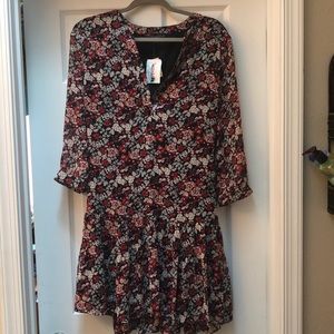 Long sleeve floral dress